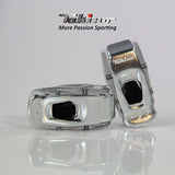 Replacement skate buckle, Junior silver